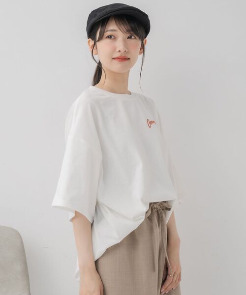 RETRO GIRL（レトロガール）の「アソートグラフィックBIGTEE（Tシャツ/カットソー・レディース・ホワイト系その他/オフホワイト/チャコールグレー/ブラック・FREE）」の14枚目の写真