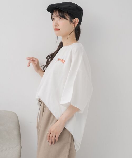 RETRO GIRL（レトロガール）の「アソートグラフィックBIGTEE（Tシャツ/カットソー・レディース・ホワイト系その他/オフホワイト/チャコールグレー/ブラック・FREE）」の15枚目の写真