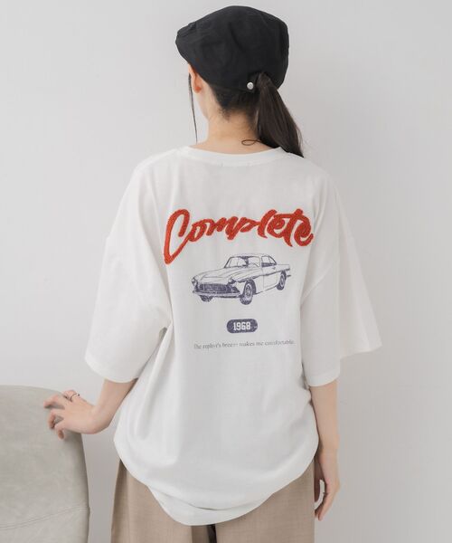 RETRO GIRL（レトロガール）の「アソートグラフィックBIGTEE（Tシャツ/カットソー・レディース・ホワイト系その他/オフホワイト/チャコールグレー/ブラック・FREE）」の16枚目の写真