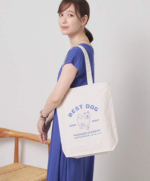 ITS'DEMO(イッツデモ)の「【A4対応】グラフィックトート(トートバッグ・レディース・アイボリー系4/アイボリー系3/ブラック/アイボリー/アイボリー系7/アイボリー系/アイボリー系6/アイボリー系5・00)」の13枚目の写真