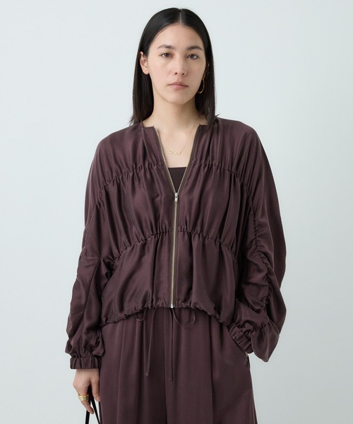 美品 chaos gentleman lady フロマージュリネンブルゾン Chaos（カオス）の「Chaos(カオス)/フロマージュリネンブルゾン