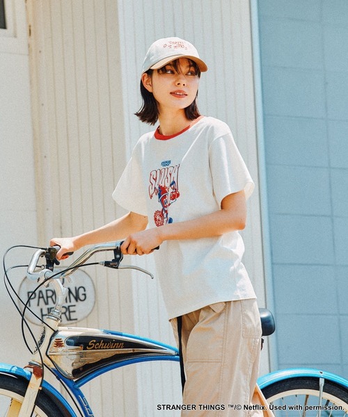 STRANGER THINGS】コラボ SCOOPリンガーTシャツ（Tシャツ