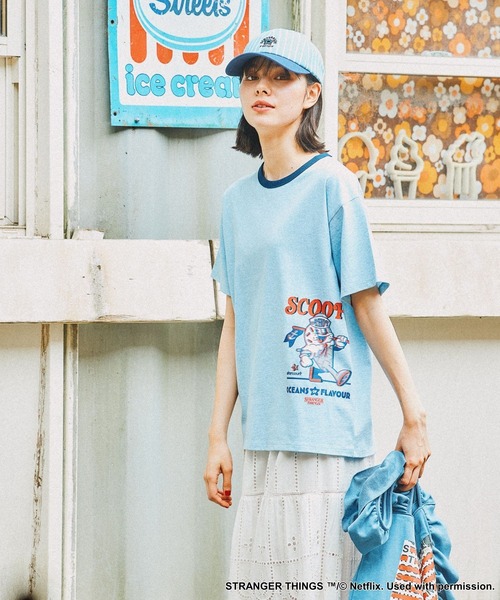 INDEPENDENT リンガーTシャツ FINAL SALE】【ユニセックス】Wranglerロゴ リンガーTシャツ