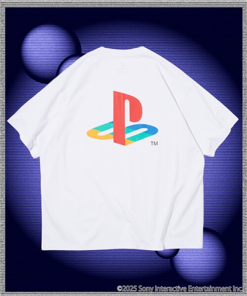 プレイステーション　Tシャツ 90'sテイスト フロントプリントTシャツ / PlayStation™ – GRAPHT