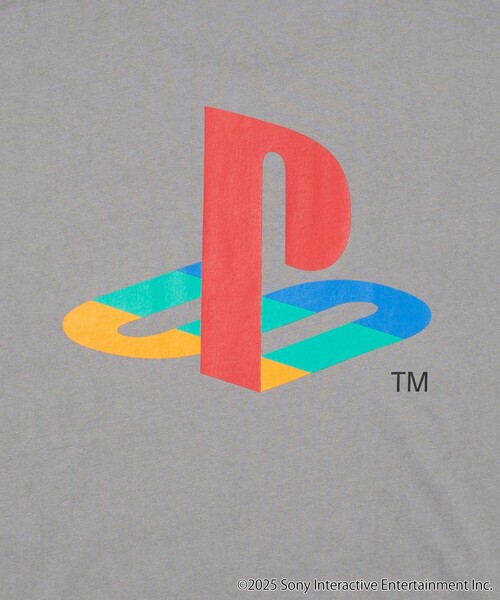 FREAK'S STORE（フリークスストア）の「PlayStation LOGO TEE / プレイステーションロゴ プリントTシャツ（Tシャツ/カットソー・メンズ・ホワイト/グレー/チャコールグレー・MEDIUM/LARGE）」の13枚目の写真