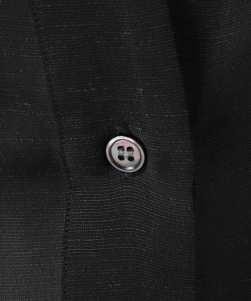 JOURNAL STANDARD（ジャーナルスタンダード）の「シアーリネンノーカラーブラウス（シャツ/ブラウス・レディース・ブラック/ライトグレー/ピンク・FREE）」の13枚目の写真