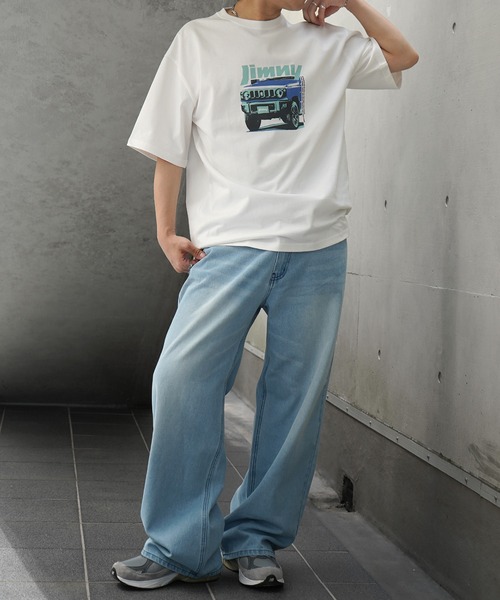 ILL'S(イルズ)の「スラブデニム バギーパンツ グラデーションデニム ヴィンテージメイク(デニムパンツ・メンズ・ブラウン/グリーン/ブルー系その他/ブラック系その他/サックスブルー・M/L)」の22枚目の写真