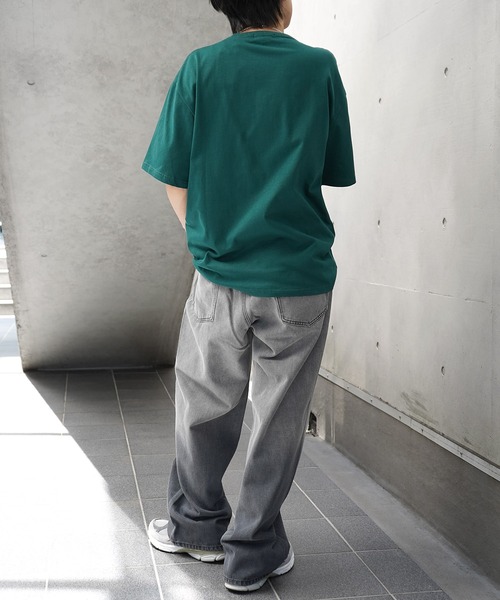 ILL'S(イルズ)の「スラブデニム バギーパンツ グラデーションデニム ヴィンテージメイク(デニムパンツ・メンズ・ブラウン/グリーン/ブルー系その他/ブラック系その他/サックスブルー・M/L)」の16枚目の写真