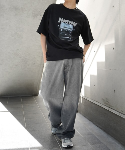 ILL'S(イルズ)の「スラブデニム バギーパンツ グラデーションデニム ヴィンテージメイク(デニムパンツ・メンズ・ブラウン/グリーン/ブルー系その他/ブラック系その他/サックスブルー・M/L)」の11枚目の写真