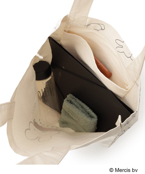 Miffy（ ミッフィー）の「【miffy】トートバッグ（トートバッグ・レディース・アイボリー/ブラック・00）」の3枚目の写真