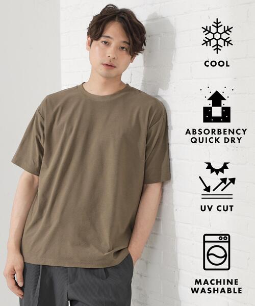【COTCHS】半袖Tシャツ AMEN RINGER TOP (UNISEX) 男女兼用 セール】パーフェクテックリンクス半袖Tシャツ 【接触冷感/吸水