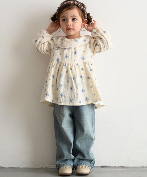 PUPPAPUPO（プッパプーポ）の「ヴィンテージ風 パンツ デニム（その他パンツ・キッズ・ブルー・80/90/100/110/120/130）」の20枚目の写真