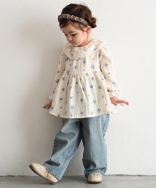 PUPPAPUPO（プッパプーポ）の「ヴィンテージ風 パンツ デニム（その他パンツ・キッズ・ブルー・80/90/100/110/120/130）」の21枚目の写真