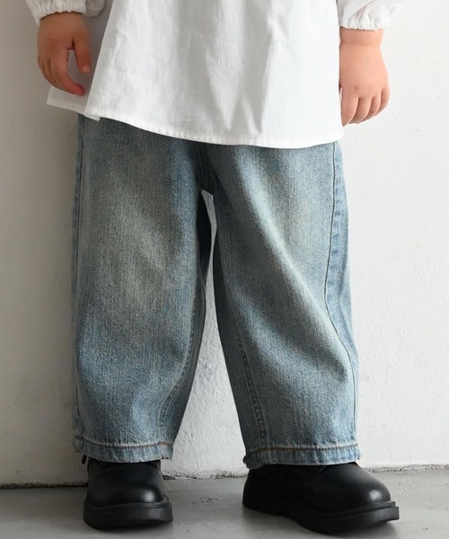 PUPPAPUPO（プッパプーポ）の「ヴィンテージ風 パンツ デニム（その他パンツ・キッズ・ブルー・80/90/100/110/120/130）」の14枚目の写真