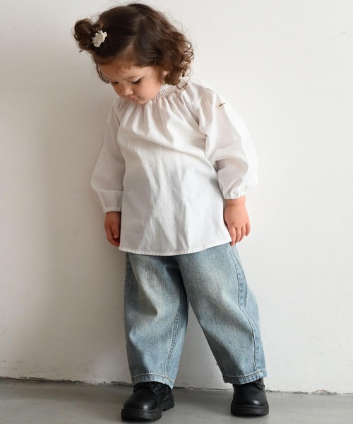 PUPPAPUPO（プッパプーポ）の「ヴィンテージ風 パンツ デニム（その他パンツ・キッズ・ブルー・80/90/100/110/120/130）」の16枚目の写真