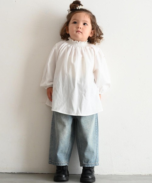 PUPPAPUPO（プッパプーポ）の「ヴィンテージ風 パンツ デニム（その他パンツ・キッズ・ブルー・80/90/100/110/120/130）」の17枚目の写真