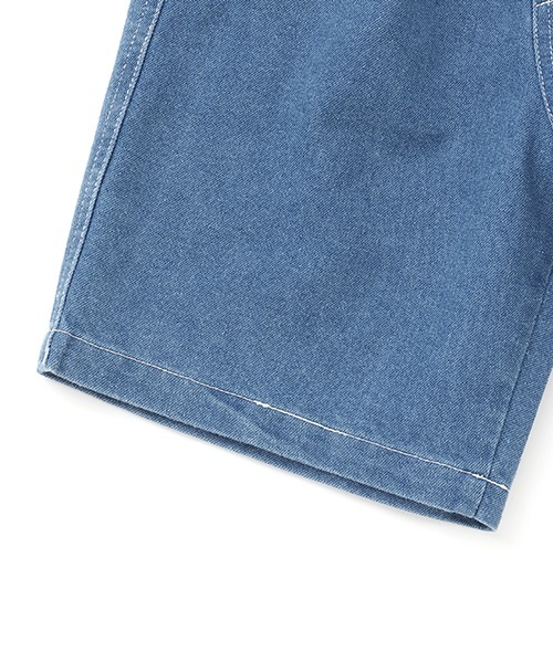 GLAZOS（グラソス）の「【SKIT0LY】冷感デニム・イージーハーフパンツ（デニムパンツ・キッズ・ライトブルー/ダークブルー・120cm/110cm/130cm/140cm/100cm）」の7枚目の写真