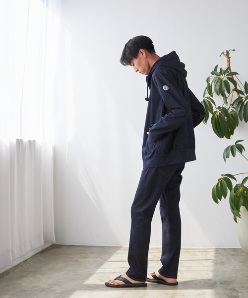 YANUK（ヤヌーク）の「DENIT フーディー（パーカー・メンズ・インディゴブルー・M/S）」の4枚目の写真