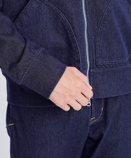 YANUK（ヤヌーク）の「DENIT フーディー（パーカー・メンズ・インディゴブルー・M/S）」の9枚目の写真
