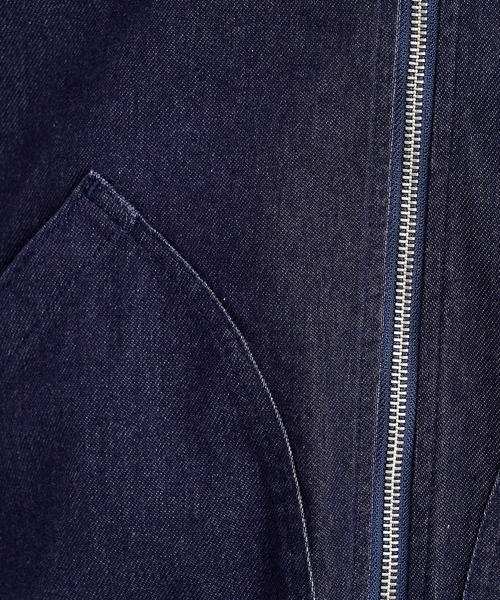 YANUK（ヤヌーク）の「DENIT フーディー（パーカー・メンズ・インディゴブルー・M/S）」の12枚目の写真