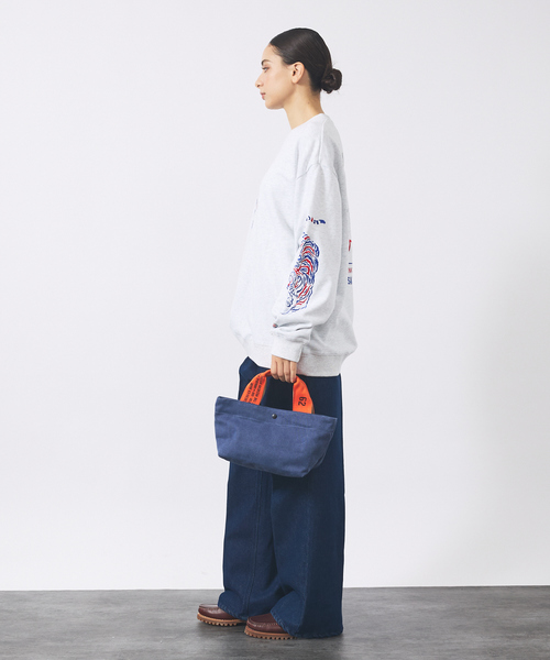 WEEKEND(ER)(ウィークエンダー)の「【WEEKEND(ER)/ウィークエンダー】FADE CANVAS DRIVE TOTE/トートバッグ【WEB限定】(ハンドバッグ・メンズ・ネイビー/アイボリー/ブラウン/ブラック・フリー)」の19枚目の写真