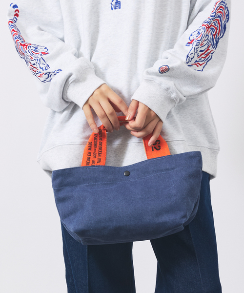 WEEKEND(ER)(ウィークエンダー)の「【WEEKEND(ER)/ウィークエンダー】FADE CANVAS DRIVE TOTE/トートバッグ【WEB限定】(ハンドバッグ・メンズ・ネイビー/アイボリー/ブラウン/ブラック・フリー)」の21枚目の写真