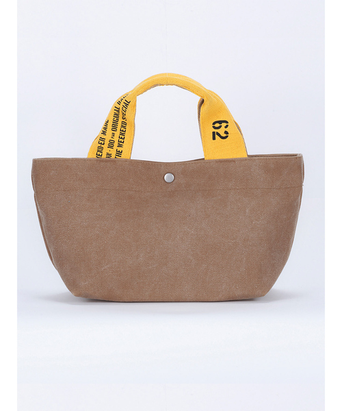 WEEKEND(ER)(ウィークエンダー)の「【WEEKEND(ER)/ウィークエンダー】FADE CANVAS DRIVE TOTE/トートバッグ【WEB限定】(ハンドバッグ・メンズ・ネイビー/アイボリー/ブラウン/ブラック・フリー)」の5枚目の写真