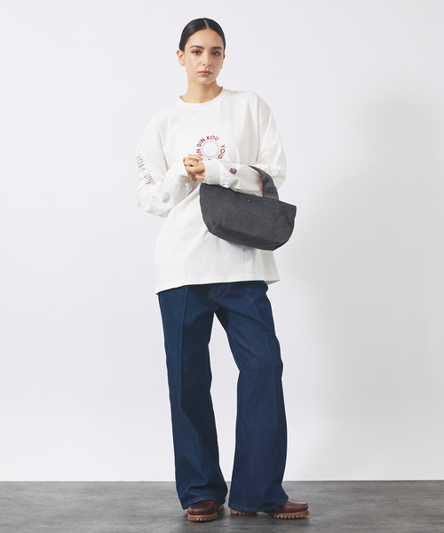WEEKEND(ER)(ウィークエンダー)の「【WEEKEND(ER)/ウィークエンダー】FADE CANVAS DRIVE TOTE/トートバッグ【WEB限定】(ハンドバッグ・メンズ・ネイビー/アイボリー/ブラウン/ブラック・フリー)」の13枚目の写真
