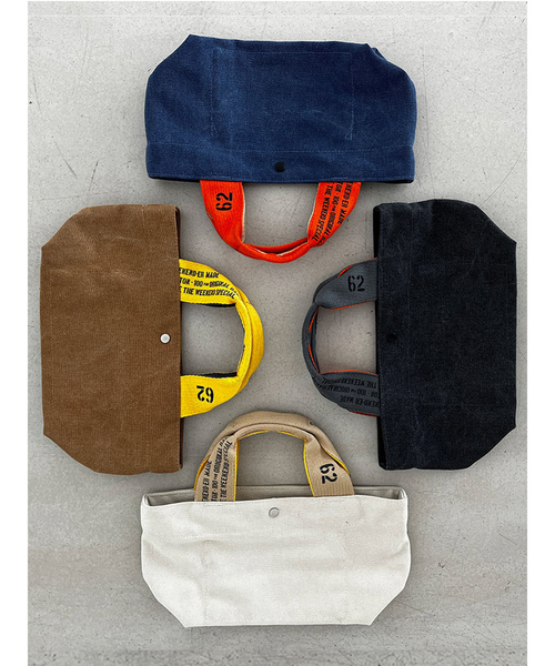 WEEKEND(ER)(ウィークエンダー)の「【WEEKEND(ER)/ウィークエンダー】FADE CANVAS DRIVE TOTE/トートバッグ【WEB限定】(ハンドバッグ・メンズ・ネイビー/アイボリー/ブラウン/ブラック・フリー)」の16枚目の写真