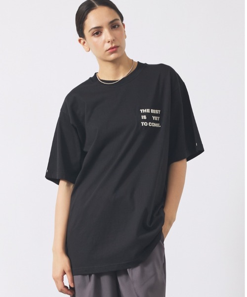 NOMINE(ノミネ)の「【NOMINE/ノミネ】刺繍ロゴTシャツ(Tシャツ/カットソー・メンズ・ホワイト系その他2/レッド/ホワイト系その他/ブラック/チャコールグレー・M/L)」の4枚目の写真