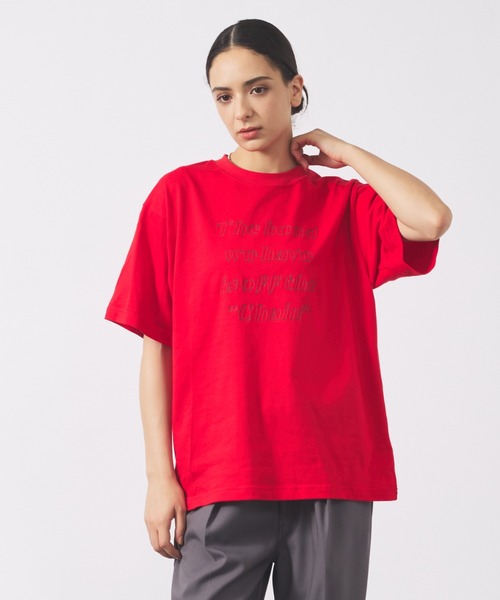 NOMINE(ノミネ)の「【NOMINE/ノミネ】刺繍ロゴTシャツ(Tシャツ/カットソー・メンズ・ホワイト系その他2/レッド/ホワイト系その他/ブラック/チャコールグレー・M/L)」の17枚目の写真