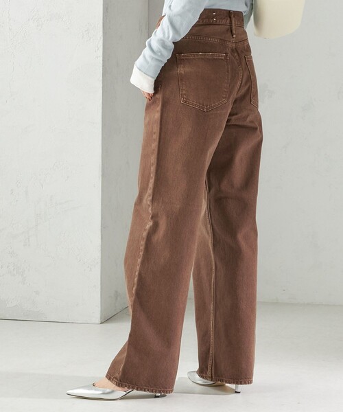 upperhights（アッパーハイツ）の「upper hights:THE NIECE MIDRISE（デニムパンツ・レディース・ブラウン/ブルー・SMALL/MEDIUM）」の10枚目の写真