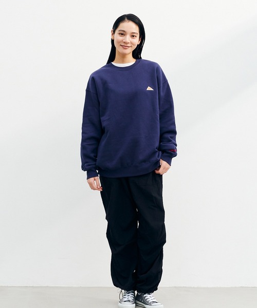 KELTY(ケルティ)の「KELTY/ケルティ ミニロゴクルーネックスウェット(スウェット・メンズ・ブラック/ホワイト/ネイビー/ヘザーグレー・XL/L/M)」の8枚目の写真