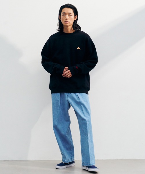 KELTY(ケルティ)の「KELTY/ケルティ ミニロゴクルーネックスウェット(スウェット・メンズ・ブラック/ホワイト/ネイビー/ヘザーグレー・XL/L/M)」の16枚目の写真