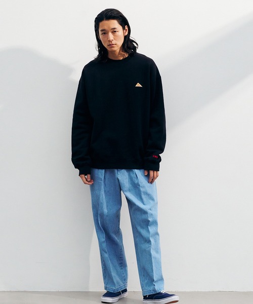KELTY(ケルティ)の「KELTY/ケルティ ミニロゴクルーネックスウェット(スウェット・メンズ・ブラック/ホワイト/ネイビー/ヘザーグレー・XL/L/M)」の12枚目の写真