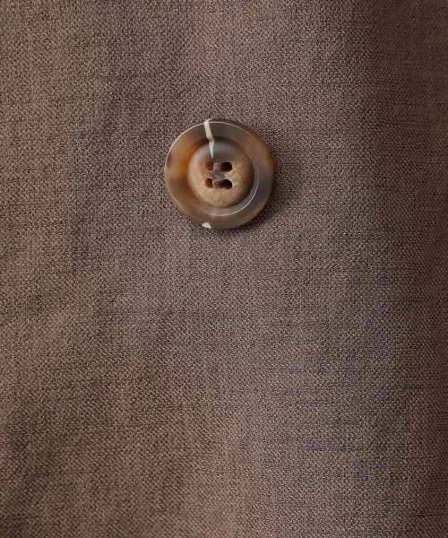 THE SHOP TK (ザ ショップ ティーケー )の「半袖シアージャケット【洗える】(テーラードジャケット・レディース・ダークブラウン/ベージュ/アイボリー・99)」の11枚目の写真