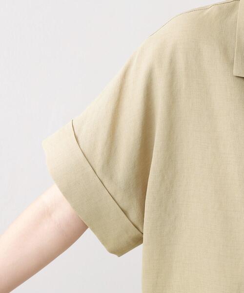 THE SHOP TK (ザ ショップ ティーケー )の「半袖シアージャケット【洗える】(テーラードジャケット・レディース・ダークブラウン/ベージュ/アイボリー・99)」の20枚目の写真