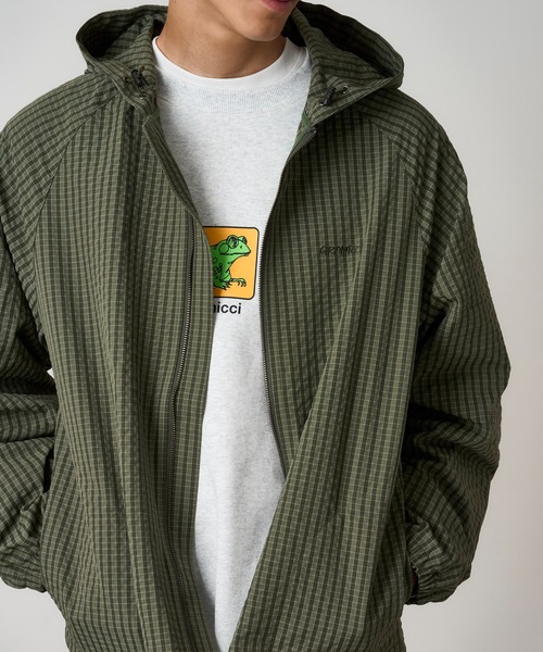 セール】NORTHSIDE PLAID HOODED JACKET｜ノースサイドプラッド