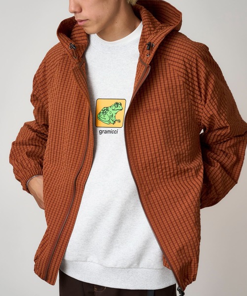 NORTHSIDE PLAID HOODED JACKET｜ノースサイド プラッド フーディ