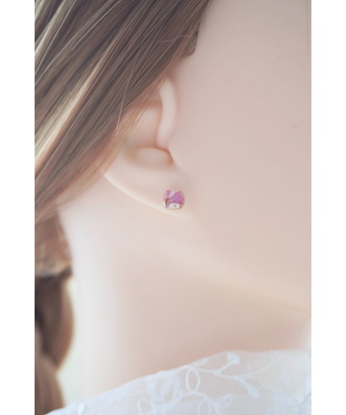 tone(トーン)の「【ime】スターチス小粒ピアス(MA)(ピアス(両耳用)・レディース・ブルー/ホワイト/ピンク系・FREE)」の5枚目の写真