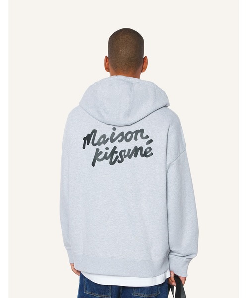 Maison Kitsune（メゾンキツネ）の「MAISON KITSUNE HANDWRITING OVERSIZE HOODIE（パーカー・メンズ・ブラック/ライトグレー・XL/L/M/S/XS）」の15枚目の写真