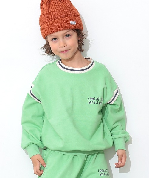 編みリブロゴステッチスウェット（スウェット）｜Ocean&Ground