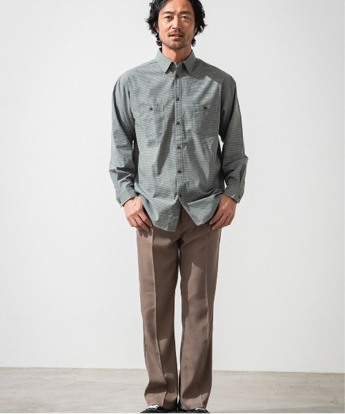 OFFSHORE（オフショア）の「CLASSIC CHECK SHIRT/クラシック チェックシャツ（シャツ/ブラウス・メンズ・ブルーグリーン/ブラウン・S/M/L/XL）」の5枚目の写真