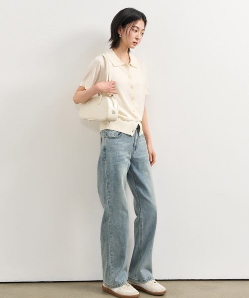 GENERAL IDEA(ジェネラルアイデア)の「GENERAL IDEA/ジェネラルアイディア basic collar half cardigan カーディガン 冬服(カーディガン/ボレロ・レディース・アイボリー/ブラック/ブラウン・S/M/L)」の16枚目の写真