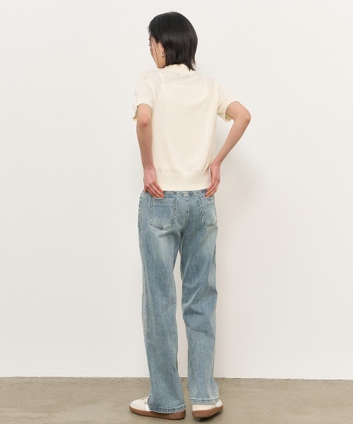 GENERAL IDEA(ジェネラルアイデア)の「GENERAL IDEA/ジェネラルアイディア basic collar half cardigan カーディガン 冬服(カーディガン/ボレロ・レディース・アイボリー/ブラック/ブラウン・S/M/L)」の17枚目の写真