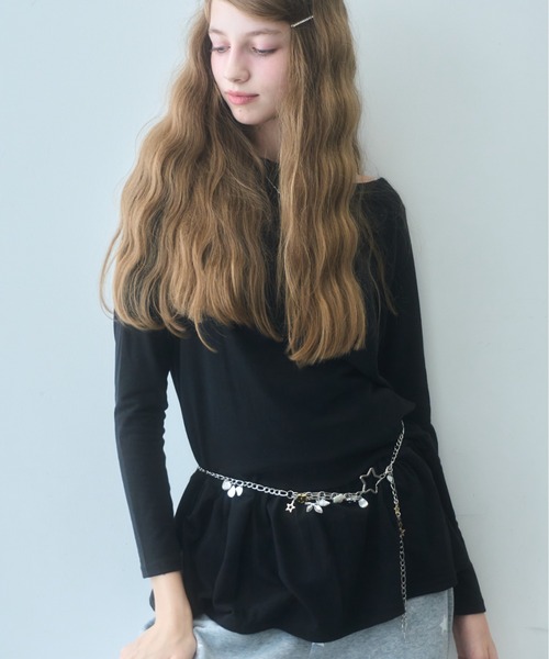 Birthday room（バースデイルーム）の「モチーフチェーンベルト/motif chain belt（ベルト・レディース・シルバー・FREE）」の3枚目の写真