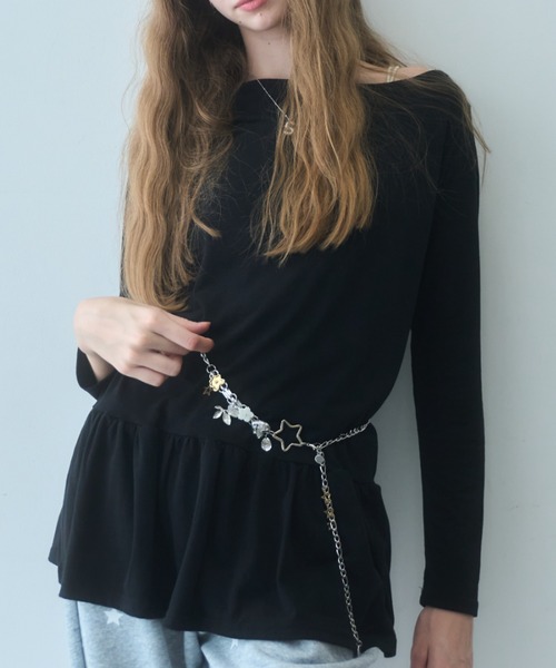 Birthday room（バースデイルーム）の「モチーフチェーンベルト/motif chain belt（ベルト・レディース・シルバー・FREE）」の5枚目の写真