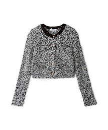 SNIDEL | ミックスツイードライクニットカーディガン(カーディガン/ボレロ)