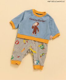 ロンパース（ブルー・ネイビー/青色系・ワンポイント