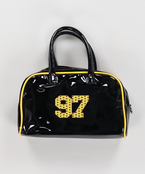 SPINNS（スピンズ）の「【2WAY】エナメルプリントボストンバッグ/平成女児（ボストンバッグ・レディース・その他/サックスブルー系/ブラック系その他・ONESIZE）」の10枚目の写真